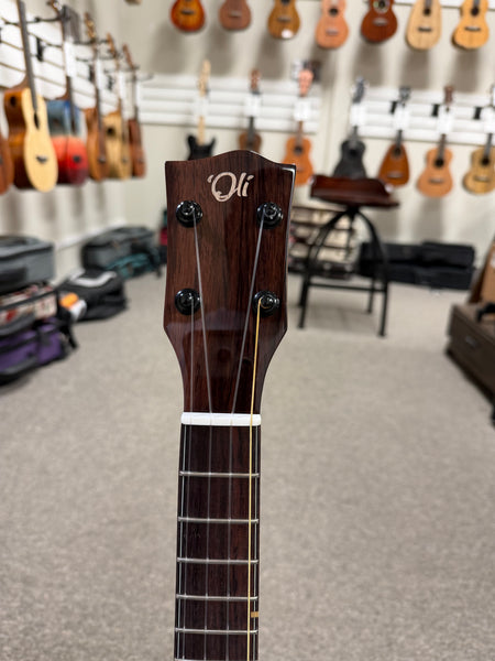 Oli X1SP-TMG-LH Left Handed Solid Mango Tenor Ukulele w/Case - Lefty
