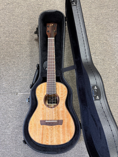 Oli X1SP-TMG-LH Left Handed Solid Mango Tenor Ukulele w/Case - Lefty