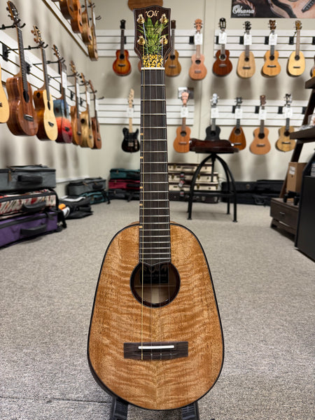 Oli L2-TPMG Solid Mango Pineapple Tenor Ukulele w/Case