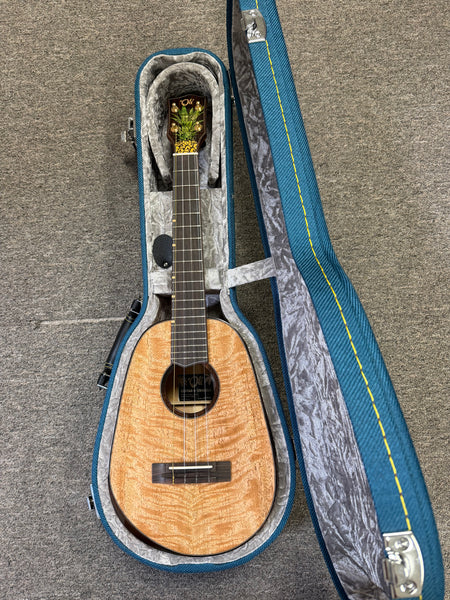 Oli L2-TPMG Solid Mango Pineapple Tenor Ukulele w/Case