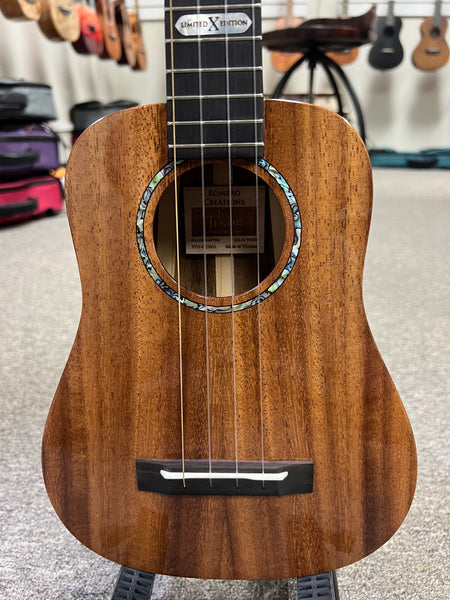 Romero Creations Solid Phoenix Tiny Tenor Dreadnought Ukulele w/Case - TTD-P - Limited Edition