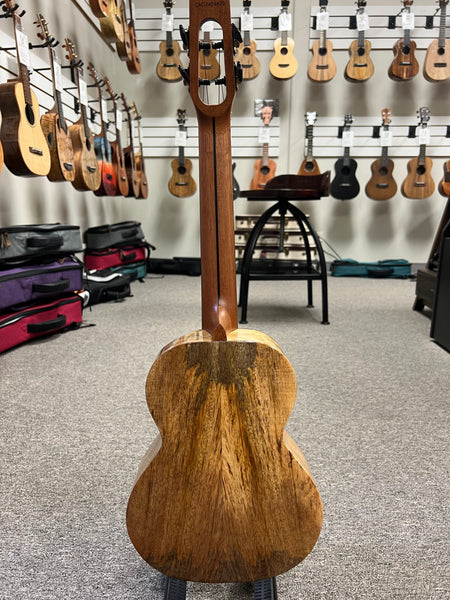 Flight Comet Green Tenor Electric Ukulele w/Case - Solid Flamed Maple/Solid Mango