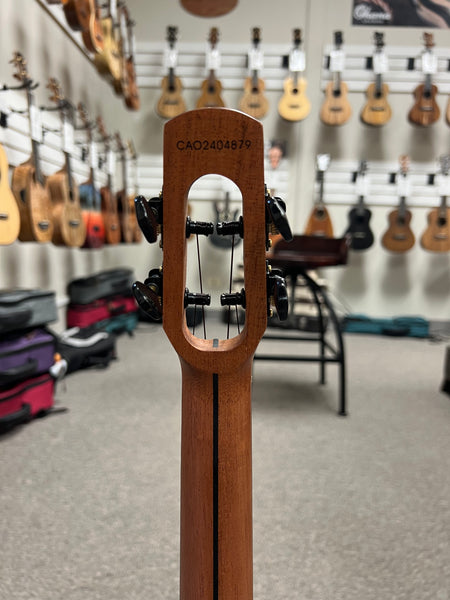 Flight Comet Green Tenor Electric Ukulele w/Case - Solid Flamed Maple/Solid Mango