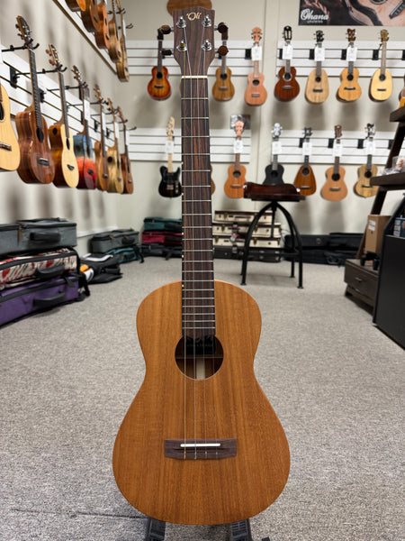 Oli L-BM-S Solid Mahogany Satin Baritone Ukulele w/Case