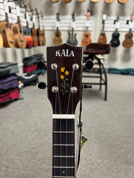 KALA KA-20th-SQS-T Solid Spruce/Quilted Sapele Tenor Ukulele w/Case - 20th Anniversary Limited Edition