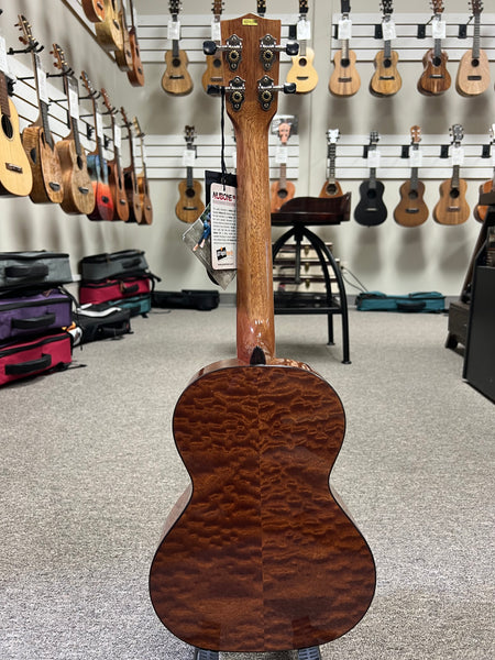 KALA KA-20th-SQS-T Solid Spruce/Quilted Sapele Tenor Ukulele w/Case - 20th Anniversary Limited Edition