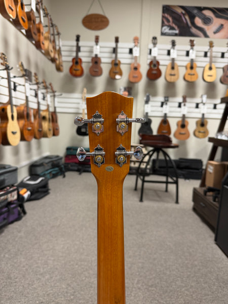 Ohana BK-35GCE Solid Mahogany Electric Baritone Ukulele - Cutaway