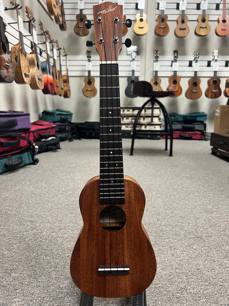 Millar TM-210L Solid Mahogany Soprano Long Neck Ukulele