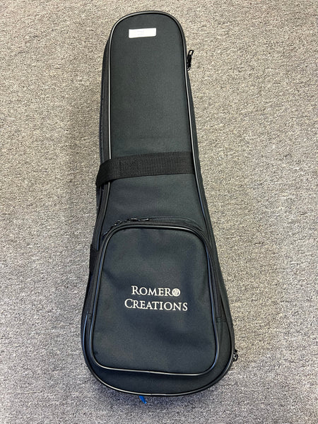 Romero Creations Solid Spalted Mango Tiny Tenor Ukulele w/Case