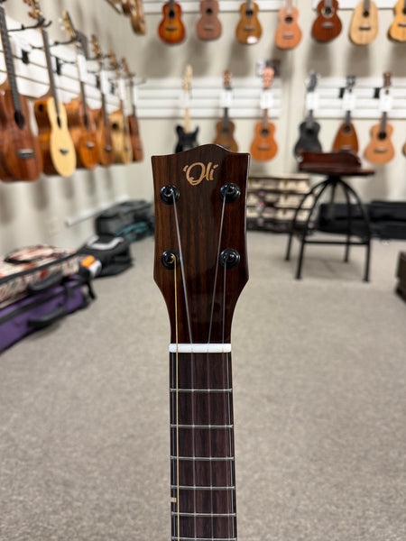 Oli L1-SP-TSWA-VB Solid Spruce/Waru Vintage Burst Tenor Ukulele w/Case