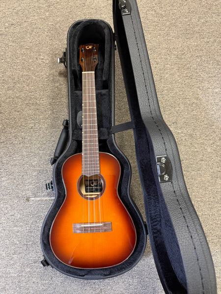Oli L1-SP-TSWA-VB Solid Spruce/Waru Vintage Burst Tenor Ukulele w/Case