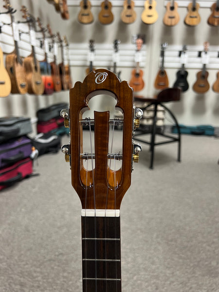 OHANA TK-7 Solid Acacia Tenor Ukulele w/Cutaway