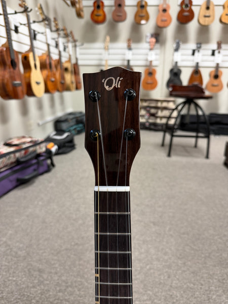 Oli L1-TPMG Solid Mango Pineapple Tenor Ukulele w/Case