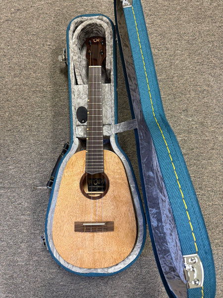 Oli L1-TPMG Solid Mango Pineapple Tenor Ukulele w/Case