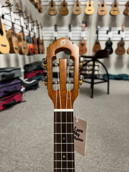 OHANA CK-450 Solid Koa Concert Ukulele w/Hard Shell Case
