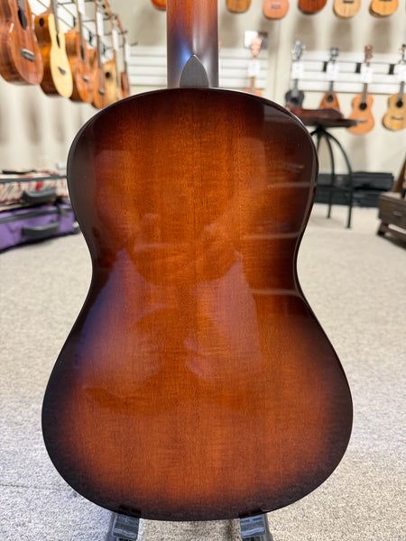 Oli X1SP-BMH-VB Solid Mahogany Baritone Ukulele w/Case - Vintage Burst
