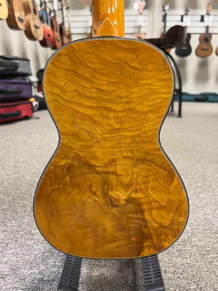 OHANA CK-150SMP Spalted Maple Concert Ukulele - Bevel Armrest