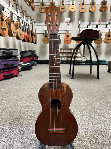 Vintage 1930's Martin Solid Mahogany Soprano Ukulele w/Case - Pre Loved
