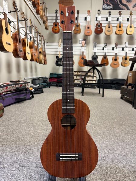Kamaka HF-2L Solid Koa Concert Long Neck Ukulele w/Case - Made in Hawaii !!