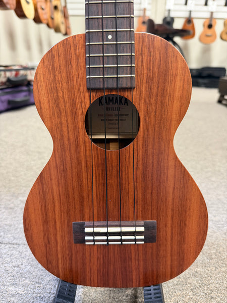 Kamaka HF-2L Solid Koa Concert Long Neck Ukulele w/Case - Made in Hawaii !!
