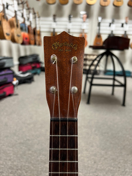 Vintage 1930's Martin Solid Mahogany Soprano Ukulele w/Case - Pre Loved