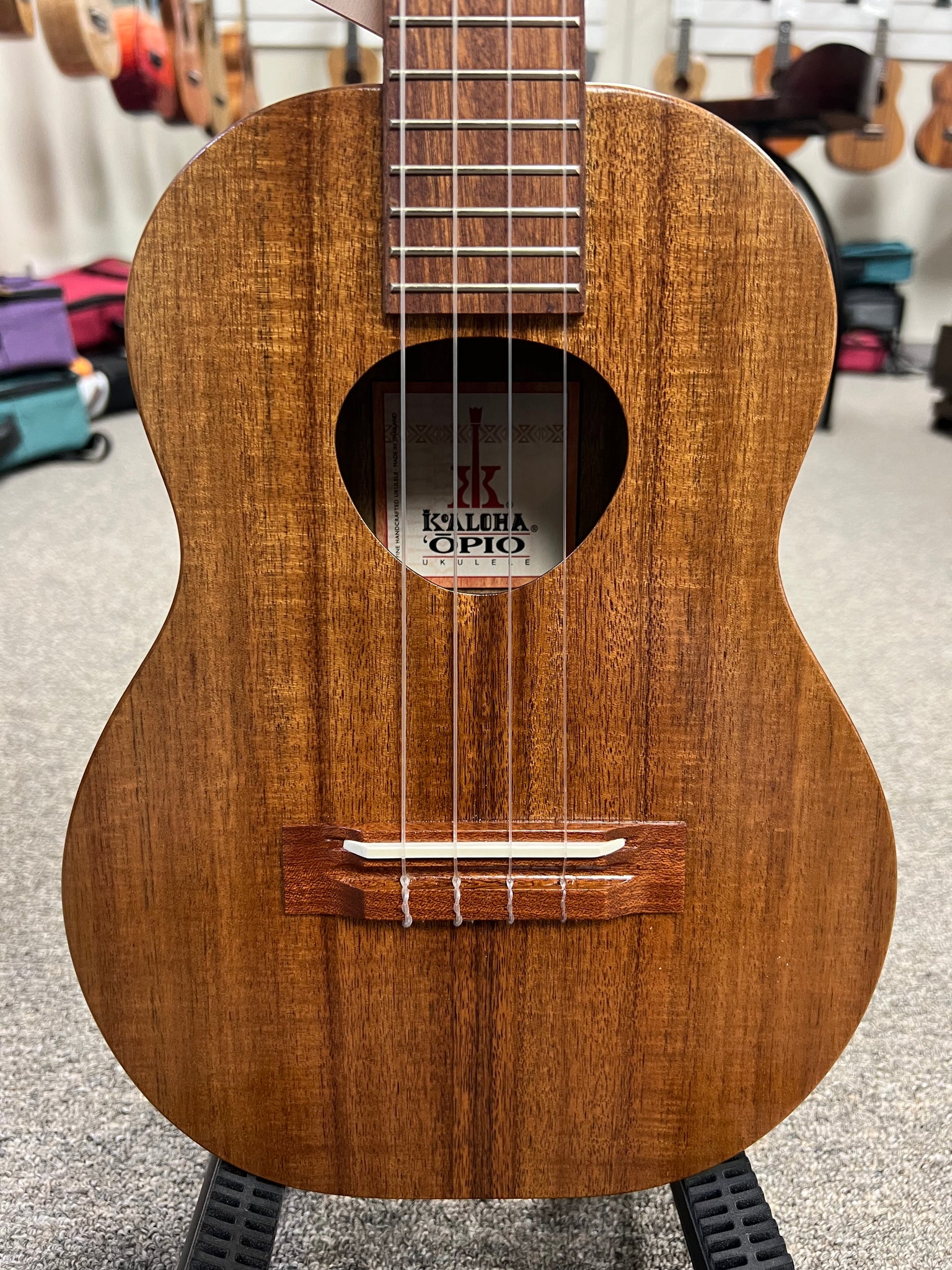 KoAloha KTO-10 Solid Acacia Opio Tenor Ukulele w/Case