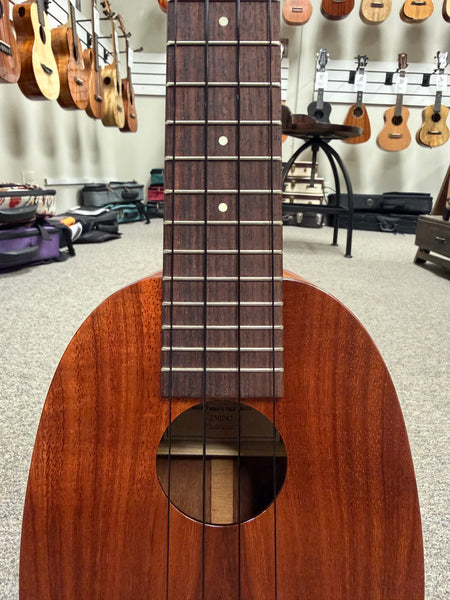 Kamaka HP-1L Solid Koa Pineapple Soprano Long Neck Ukulele w/Case - Made in Hawaii