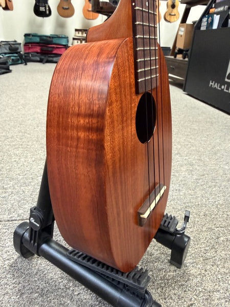 Kamaka HP-1L Solid Koa Pineapple Soprano Long Neck Ukulele w/Case - Made in Hawaii