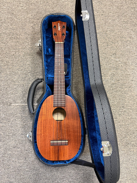 Kamaka HP-1L Solid Koa Pineapple Soprano Long Neck Ukulele w/Case - Made in Hawaii