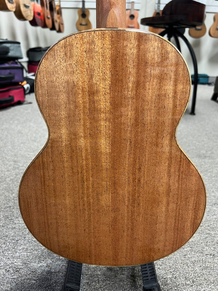 Flight Nora Solid Spruce/Mahogany Steel String Electric Baritone Ukulele w/Case