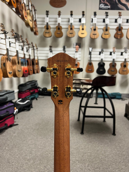 Flight Nora Solid Spruce/Mahogany Steel String Electric Baritone Ukulele w/Case