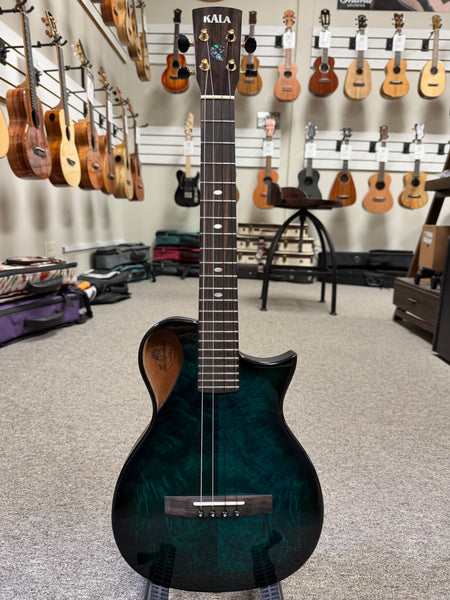 KALA Revelator Horizon Mango Blue Lagoon Electric Tenor Ukulele w/Case - Pre Loved