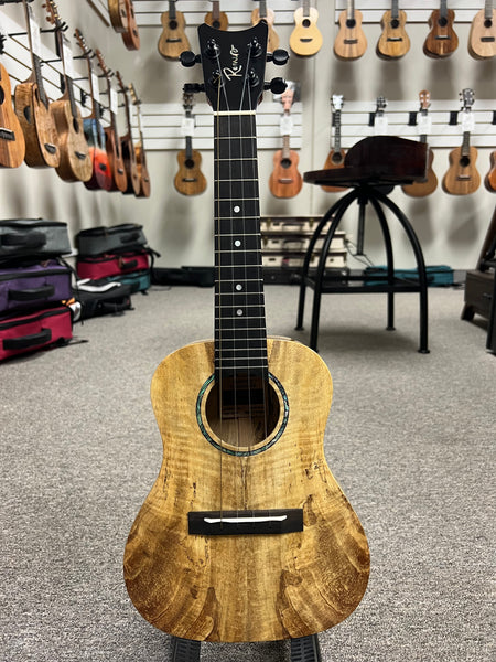 Romero Creations Solid Spalted Mango Soprano Ukulele w/Case - Large Body -RC-S-MG