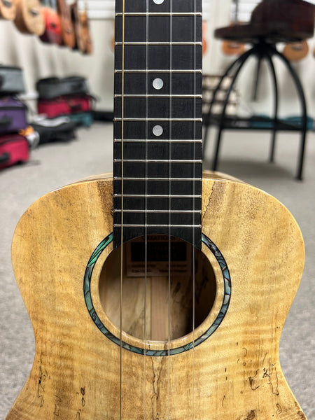 Romero Creations Solid Spalted Mango Soprano Ukulele w/Case - Large Body -RC-S-MG