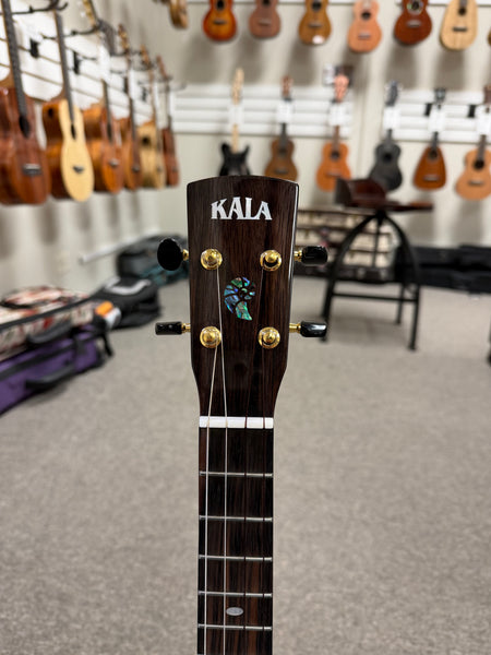 KALA Revelator Horizon Mango Blue Lagoon Electric Tenor Ukulele w/Case - Pre Loved