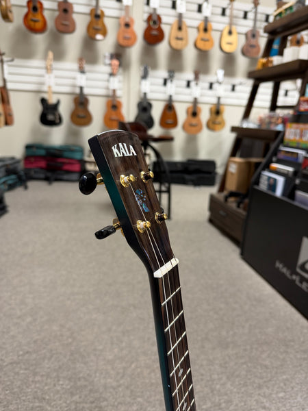 KALA Revelator Horizon Mango Blue Lagoon Electric Tenor Ukulele w/Case - Pre Loved