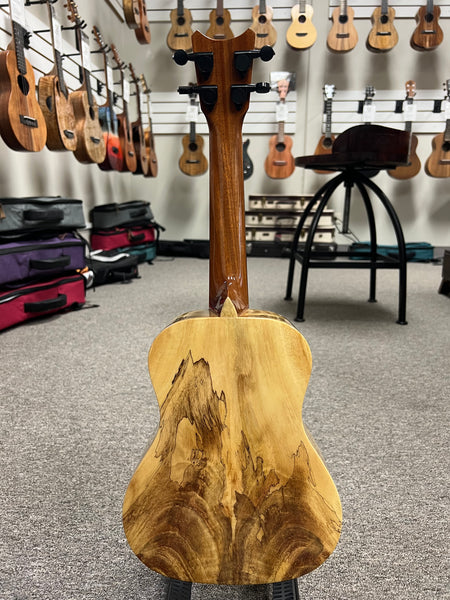 Romero Creations Solid Spalted Mango Soprano Ukulele w/Case - Large Body -RC-S-MG