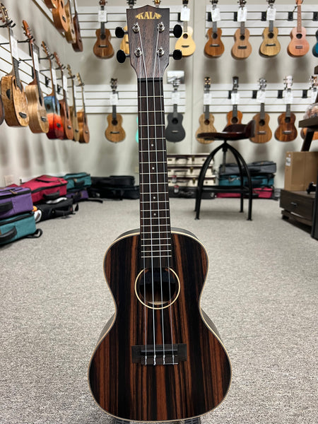 KALA KA-EBY-C Striped Ebony Ebony Concert Ukulele