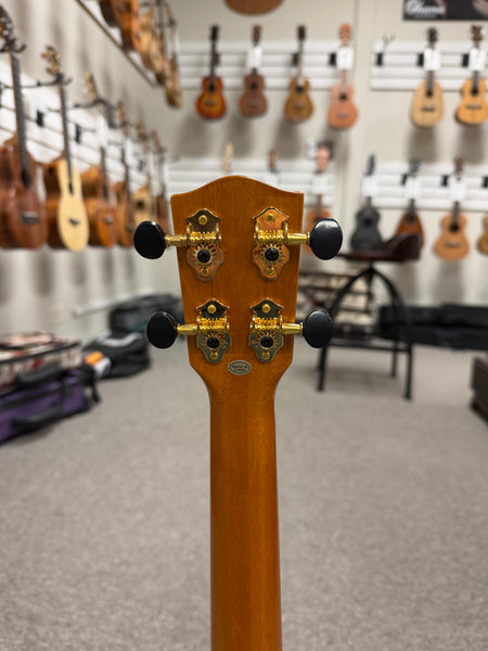 OHANA CK-150SMP Spalted Maple Concert Ukulele - Bevel Armrest