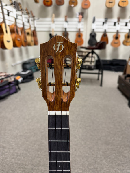 Flight Diana TE Electric Tenor Ukulele w/Case - Solid Cedar/Walnut