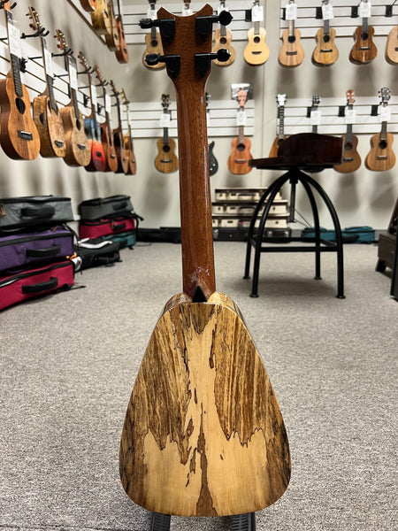 Romero Creations Solid Spalted Mango Tiny Tenor Ukulele w/Case
