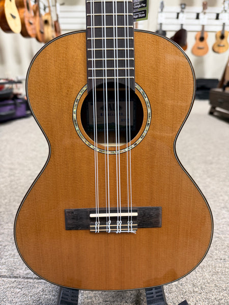 KALA KA-SCAC-T8 Solid Cedar Top Acacia 8 String Tenor Ukulele