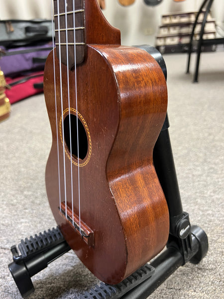 Vintage Gibson Solid Mahogany Soprano Ukulele w/Case Late 20's/Early30's - Pre-Loved