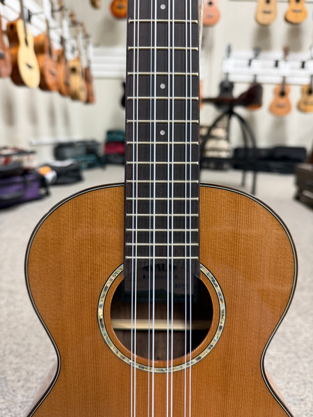 KALA KA-SCAC-T8 Solid Cedar Top Acacia 8 String Tenor Ukulele