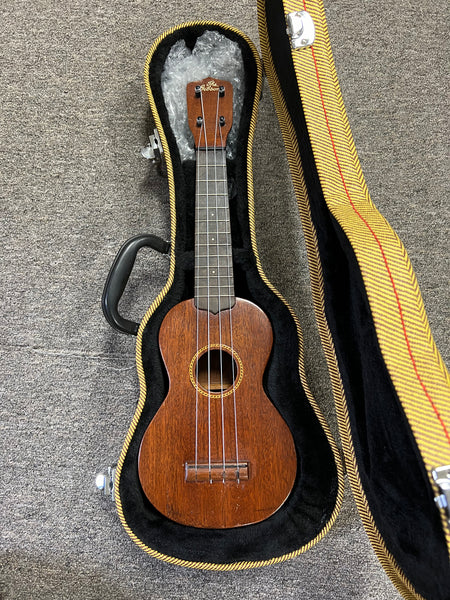 Vintage Gibson Solid Mahogany Soprano Ukulele w/Case Late 20's/Early30's - Pre-Loved