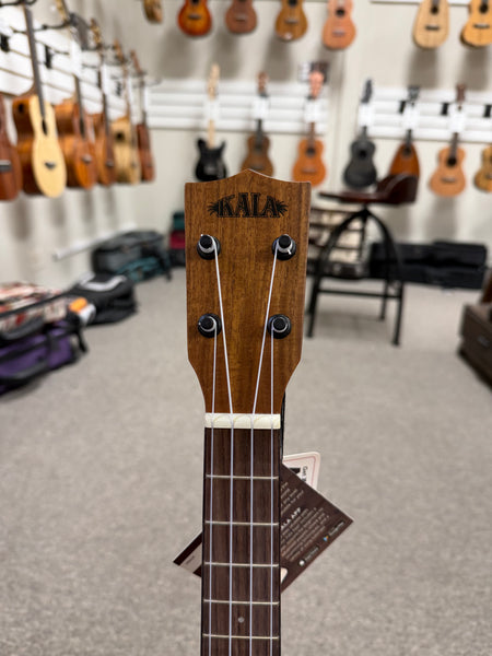 KALA KA-SCAC-T-CE Solid Cedar Top Acacia Tenor Electric Cutaway Ukulele