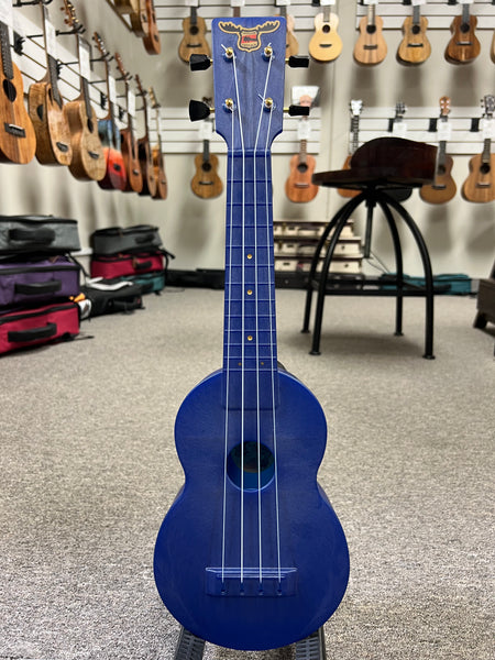 OUTDOOR Ukulele Soprano Blue/ Gold - Pre Loved - Travel Uke