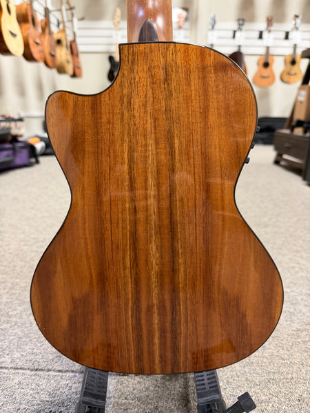 KALA KA-SCAC-T-CE Solid Cedar Top Acacia Tenor Electric Cutaway Ukulele