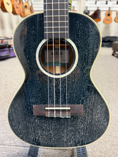KALA KA-SDH-T Solid Salt and Pepper Doghair Mahogany Tenor Ukulele w/Case