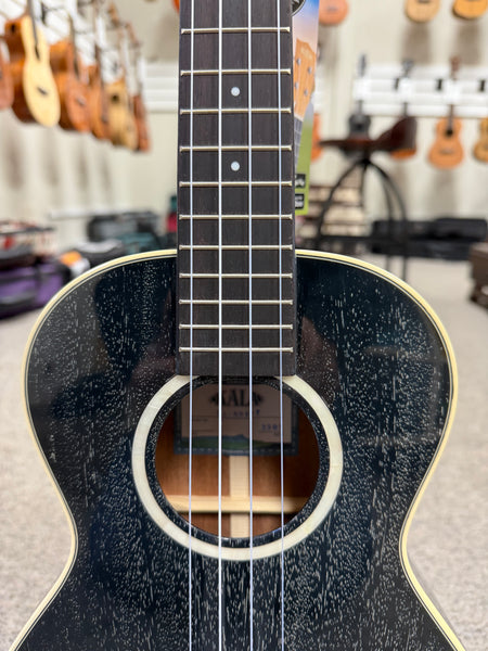 KALA KA-SDH-T Solid Salt and Pepper Doghair Mahogany Tenor Ukulele w/Case